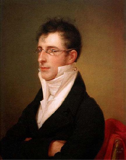 Rembrandt Peale Portrait of Rubens Peale oil painting picture